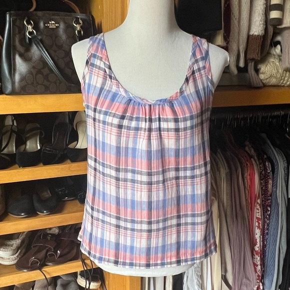 ⭐️BOGO FREE⭐️ NWT Old Navy Linen/Cotton Tie-back Tank - Picture 2 of 9